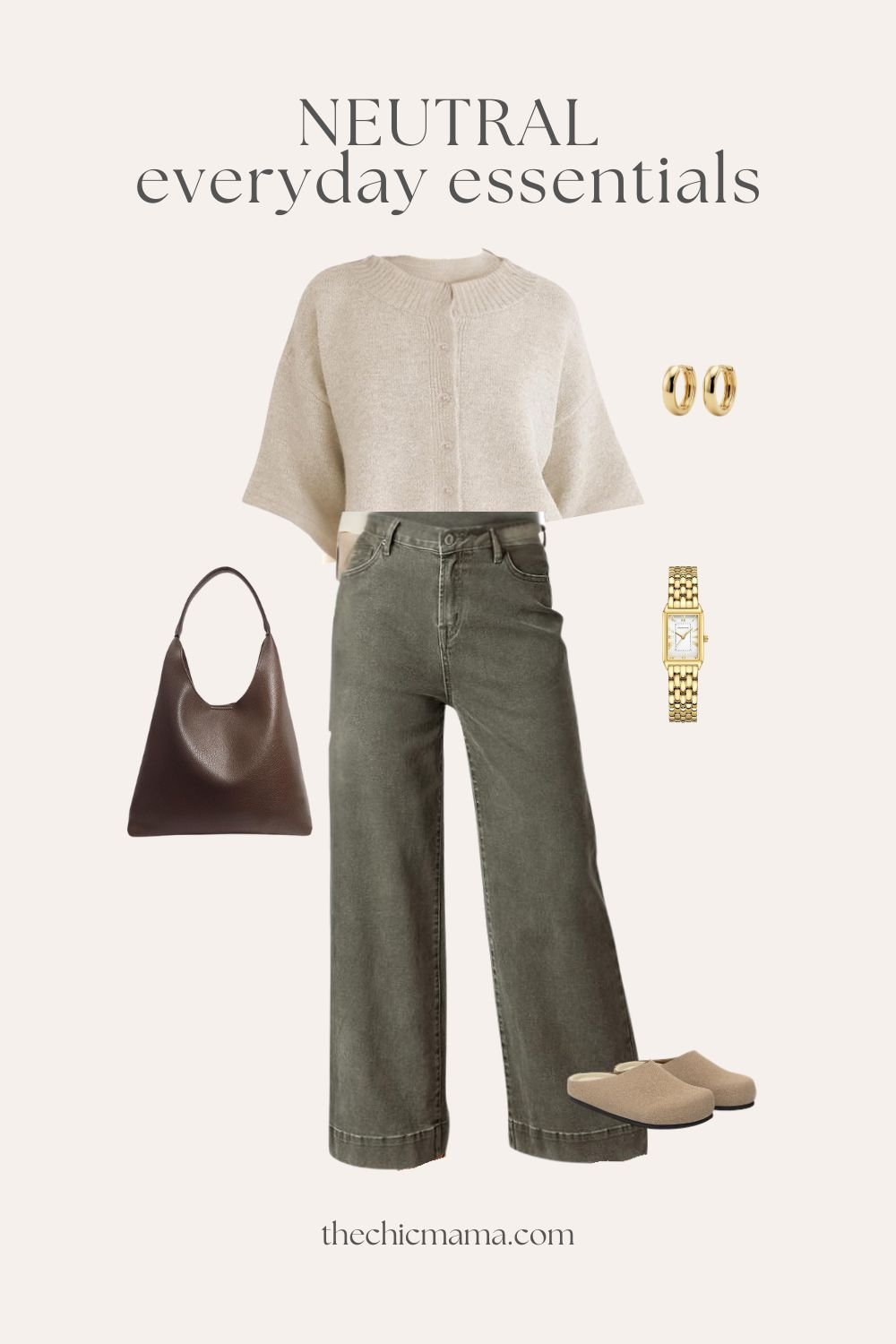 neutral everyday essentials for moms